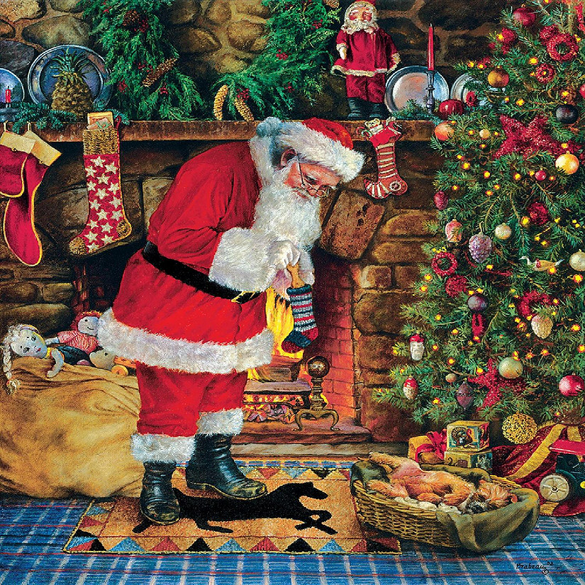 Sunsout Peanut's Christmas 300 pc  Jigsaw Puzzle Image