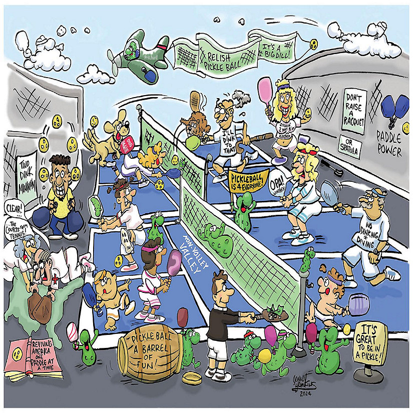 Sunsout Pickleball Play 1000 pc  Jigsaw Puzzle Image