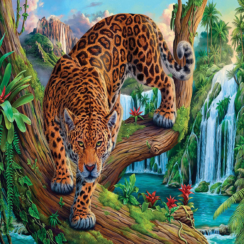 Sunsout Prowling Leopard 1000 pc  Jigsaw Puzzle Image