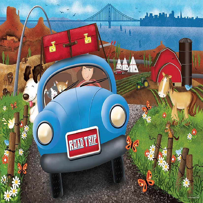 Sunsout Road Trip 63 pc  Jigsaw Puzzle Image