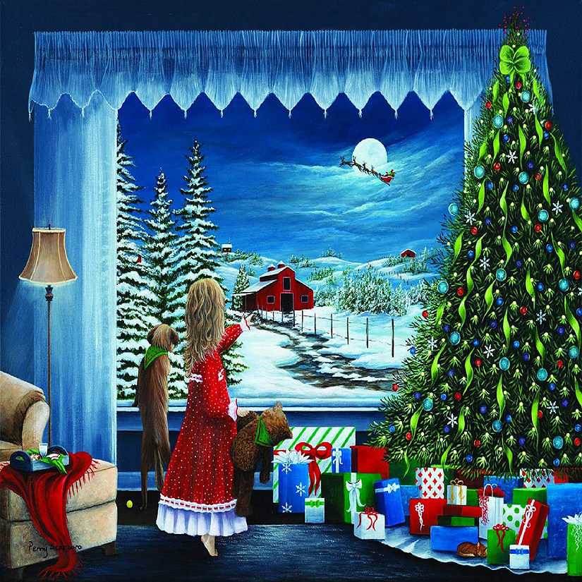 Sunsout Santa's Coming 300 pc  Jigsaw Puzzle Image