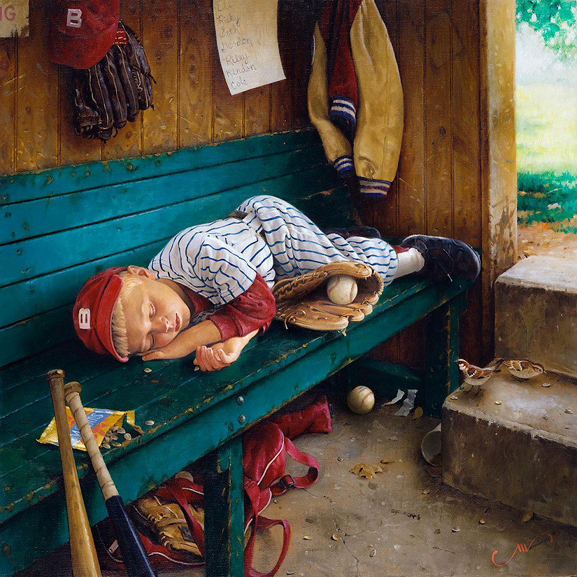 Sunsout Seventh Inning Stretch 500 pc  Jigsaw Puzzle Image