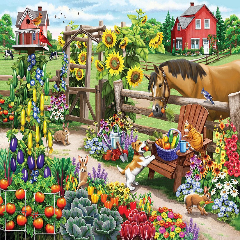 Sunsout Sharing a Snack 1000 pc  Jigsaw Puzzle Image