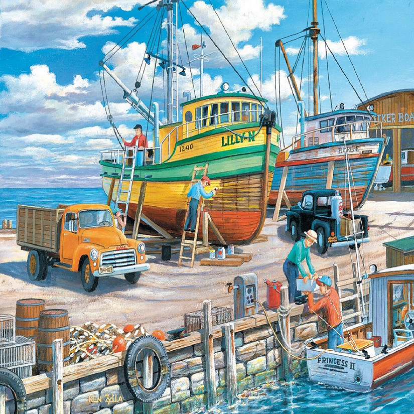 Sunsout Sisters of the Sea 500 pc  Jigsaw Puzzle Image