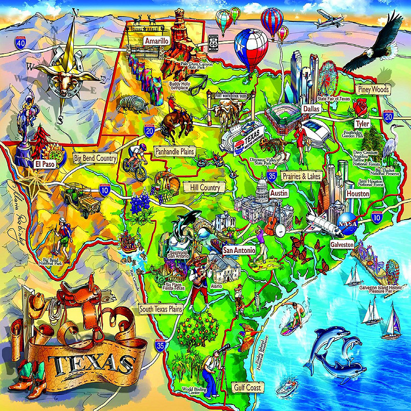 Sunsout Texas 1000 pc  Jigsaw Puzzle Image