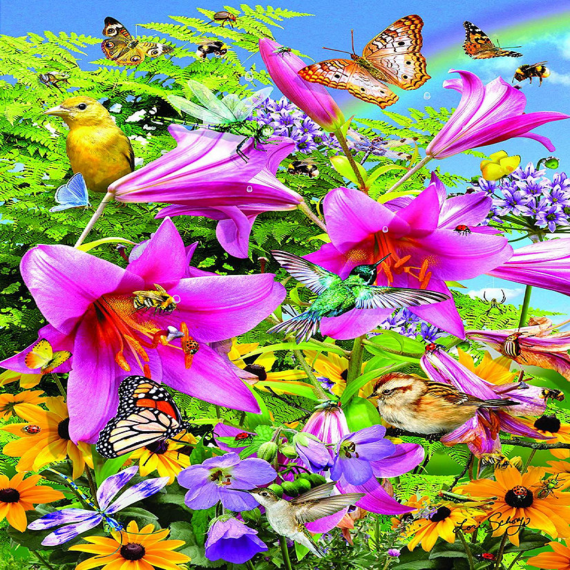 Sunsout The Pollinators 500 pc  Jigsaw Puzzle Image