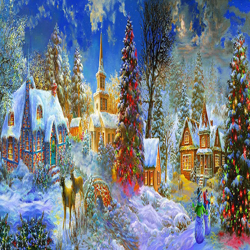 Sunsout The Stillness of Christmas 500 pc  Jigsaw Puzzle Image