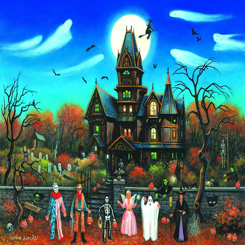 Sunsout Trick or Treaters Beware 300 pc  Jigsaw Puzzle Image