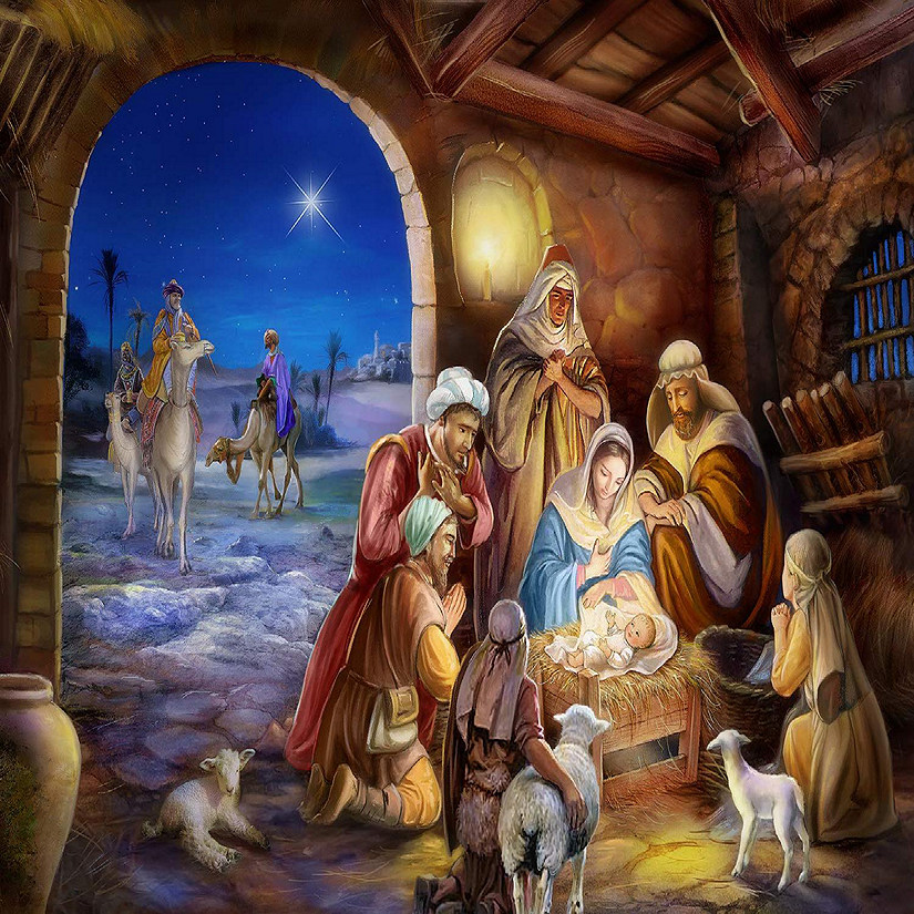 Sunsout Upon A Holy Night 1000 pc  Jigsaw Puzzle Image