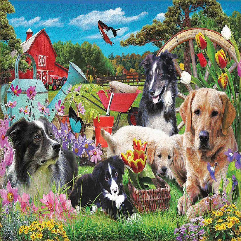 Sunsout Who has a green Thumb 500 pc  Jigsaw Puzzle Image