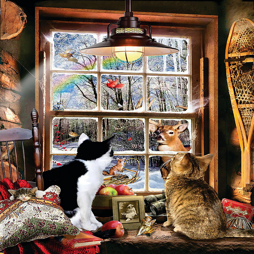 Sunsout Winter Forest 300 pc  Jigsaw Puzzle Image