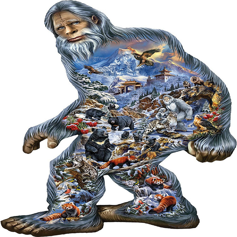Sunsout Yeti 850 pc Special Shape Jigsaw Puzzle Image