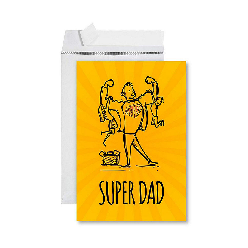 Super Dad Jumbo Card 8.5x11IN Image