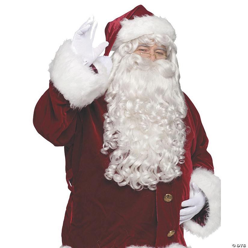 Super Deluxe Santa Wig &amp; Beard Image