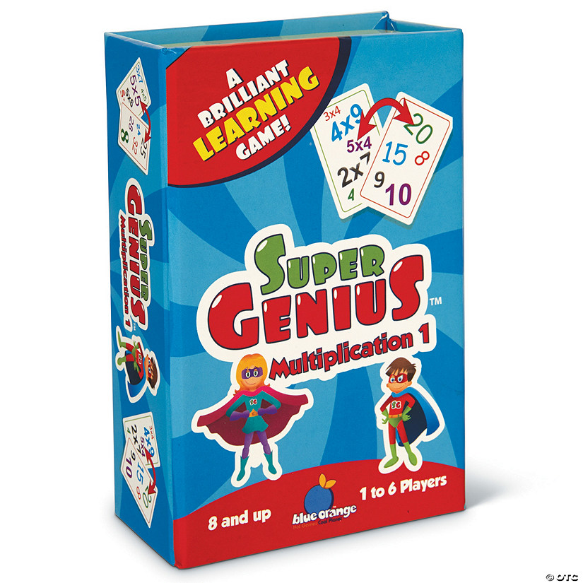 Super Genius Multiplication Card Game - Discontinued