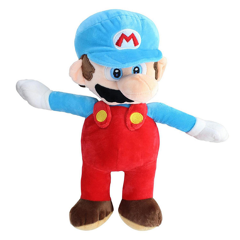 Super Mario 16 Inch Character Plush  Ice Mario Image
