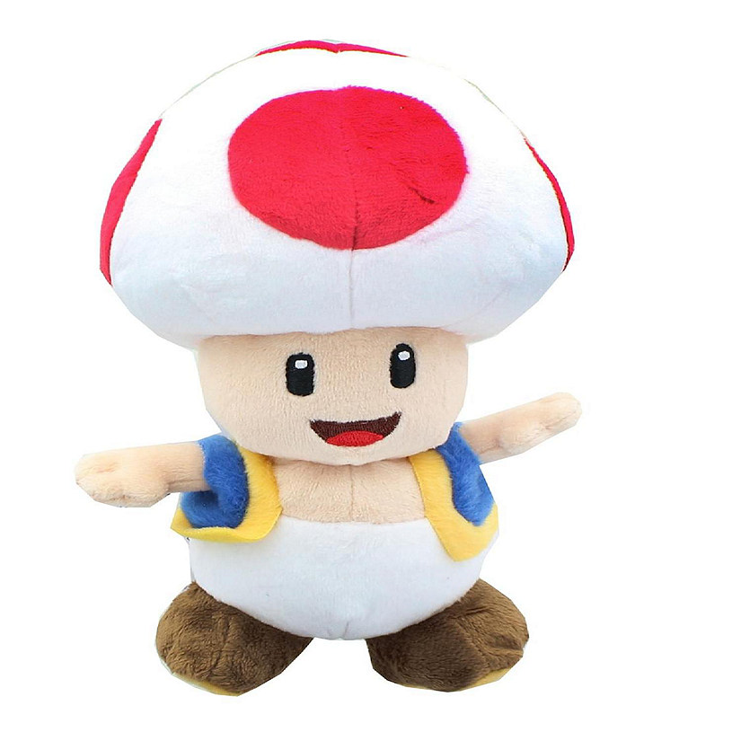 Super Mario All Star Collection 8 Inch Plush  Toad Image
