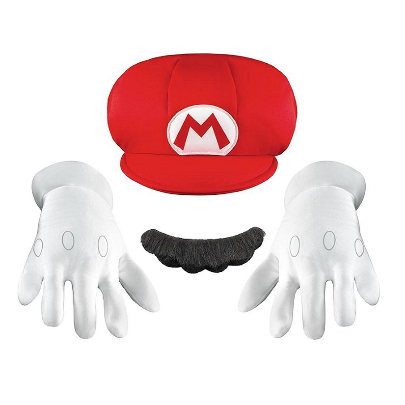 Super Mario Bros. Mario Child Costume Accessory Kit Image