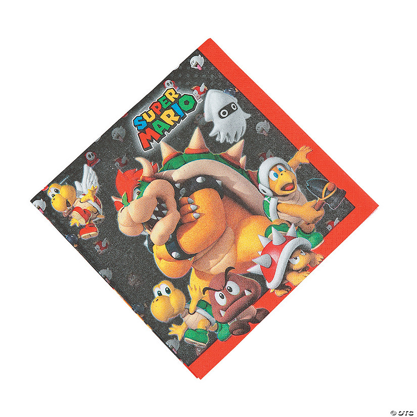 Super Mario Brothers&#8482; Bowser Luncheon Napkins - 16 Pc. Image