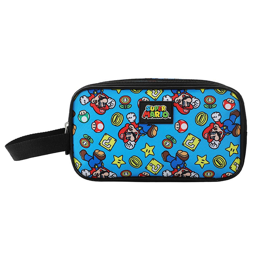 Super Mario Brothers Dual-Compartment Utility Case With Webbing Pull Handle Image