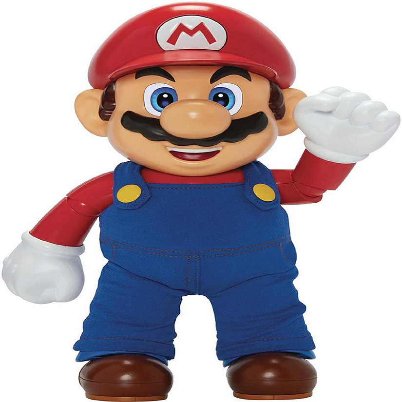 Super Mario It's-A Me, Mario! Talking 12 Inch Figure  30+ Phrases and Sounds Image