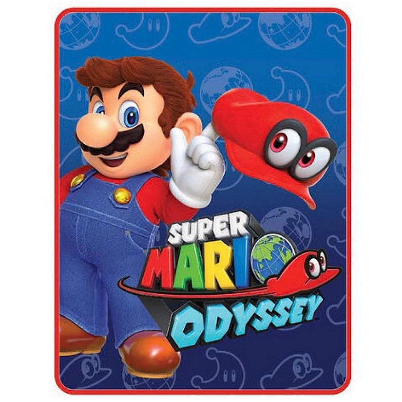 Super Mario Plush Throw Blanket x 60 in. 46 in 