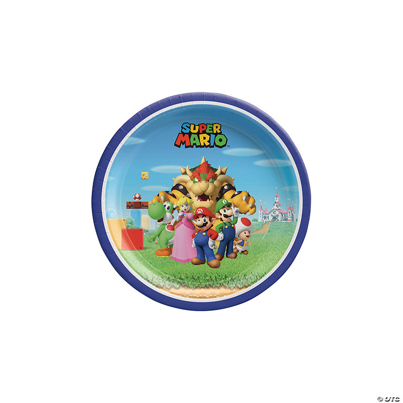 Super Mario&#8482; Paper Dessert Plates - 8 Ct. Image
