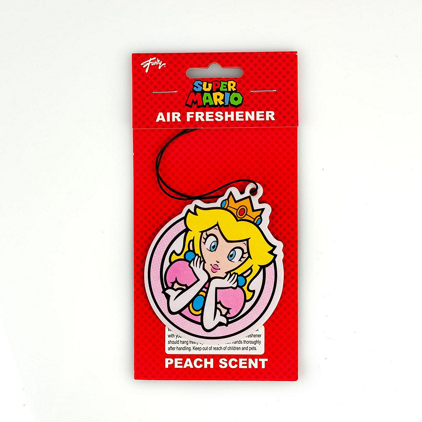 Super Mario - Princess Peach Air Freshener  Licensed Nintendo Accessory Image