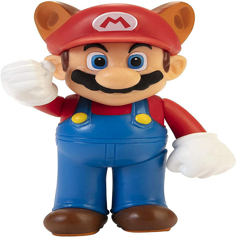 Super Mario World of Nintendo 2.5 Inch Figure  Raccoon Mario Image