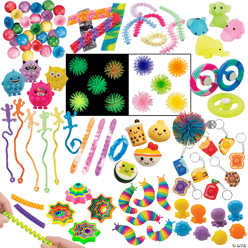 Super Mega Deluxe Bulk 1000 Pc. Fidget Toy Assortment | Oriental Trading