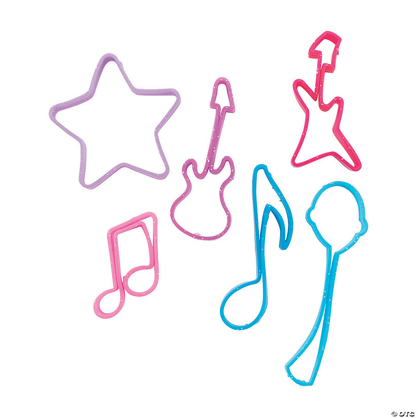 Super-Sized Glitter Rock Star Fun Bands Image