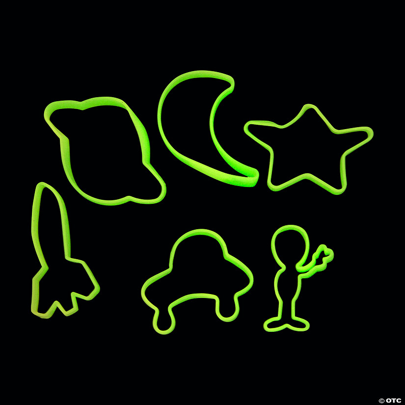 Super-Sized Glow-in-the-Dark Space Fun Bands Image
