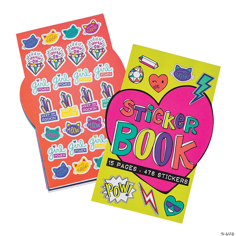 Super Trendy Icons Sticker Books Image