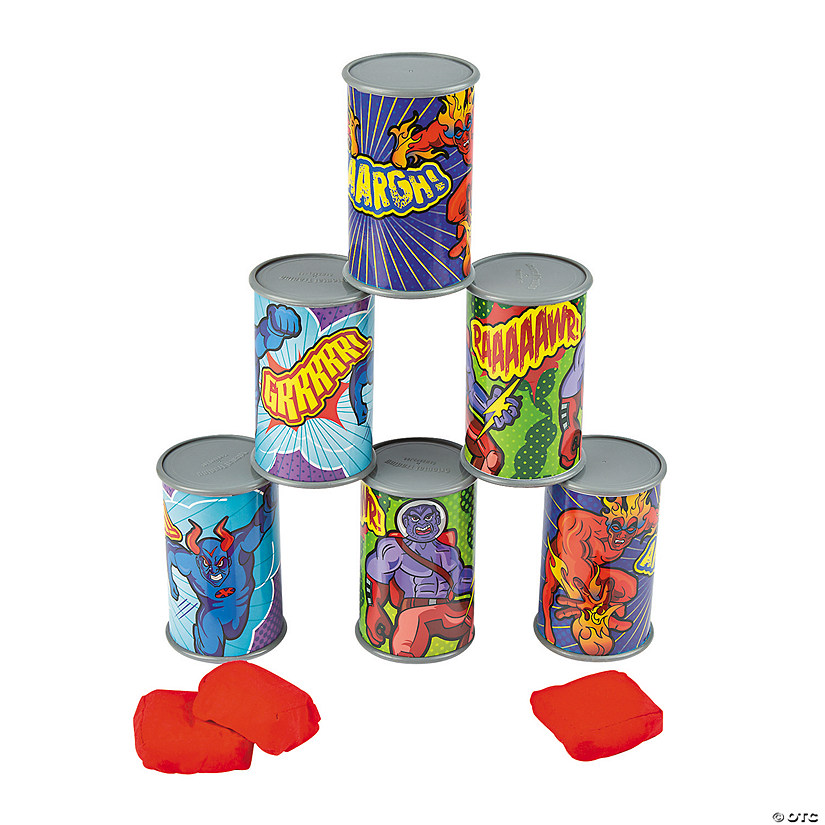 Super Villain Can Bean Bag Toss Game Discontinued
