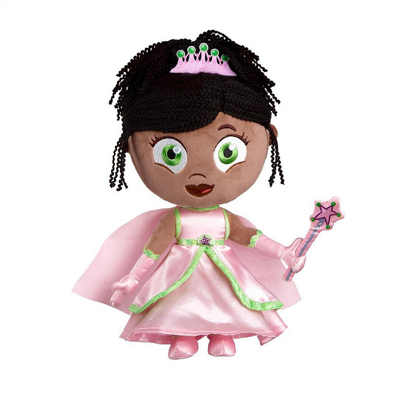 Super Why! Princess Presto Pea with Dress Plush Doll PBS Kids Show Mighty Mojo Image