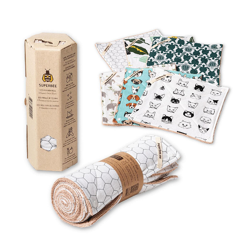 SuperBee Eco Kitchen Towel Paperless Reusable and Multi-Purpose - Hexagonia Image