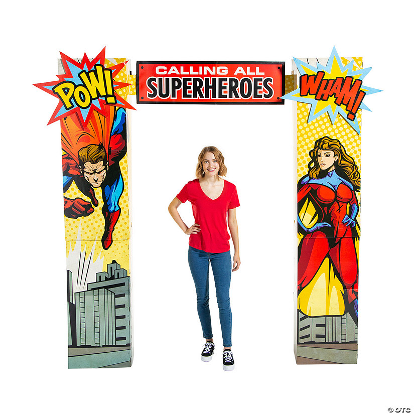 Superhero Column Archway - 3 Pc. Image