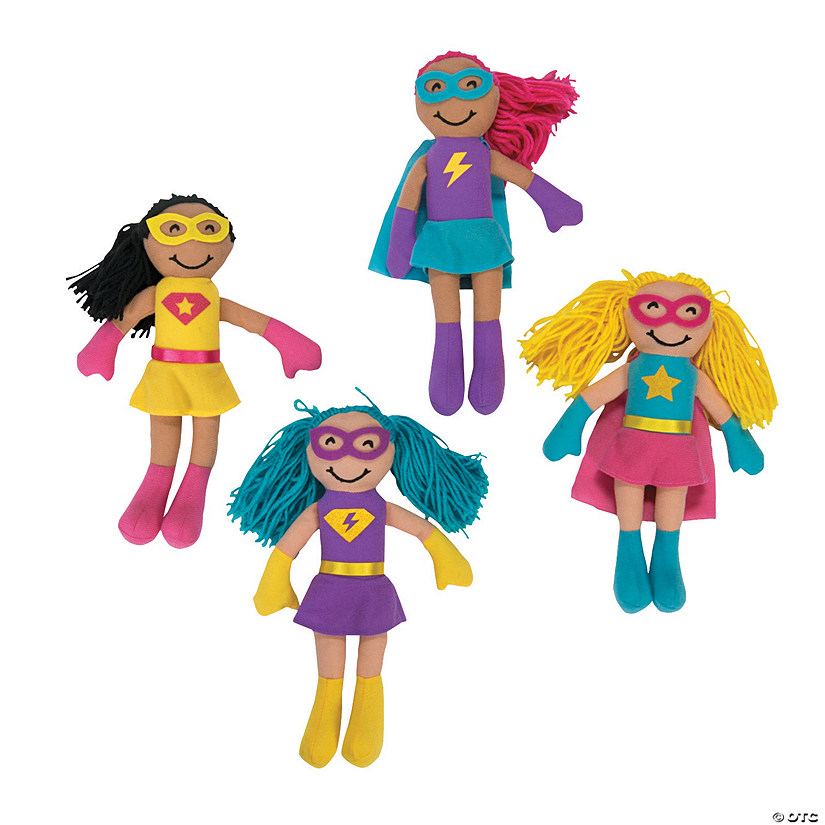 plush superhero dolls