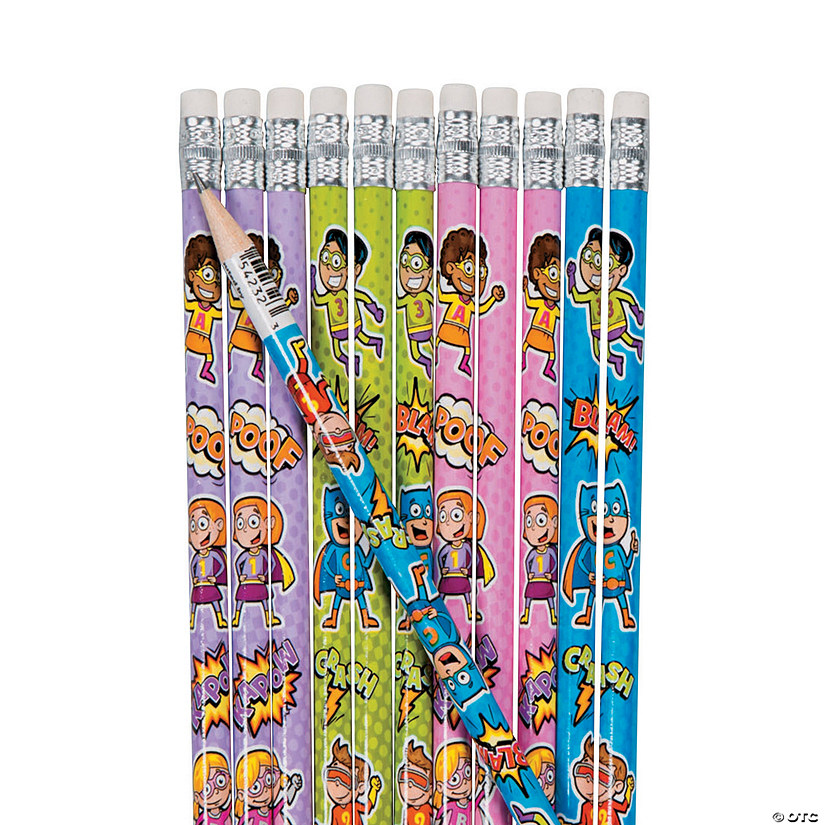 Superhero Pencils - 24 Pc. Image