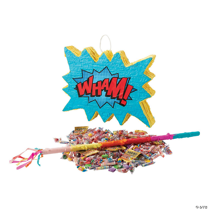 Superhero Pi&amp;#241;ata Kit - 210 Pc. Image