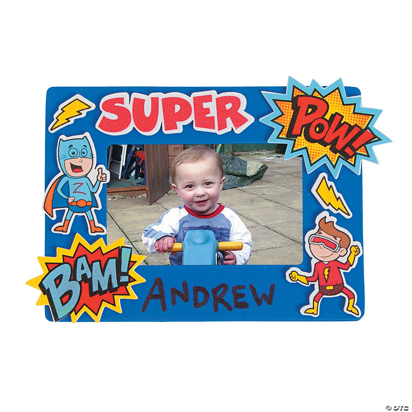 Superhero Picture Frame Craft Kit | Oriental Trading