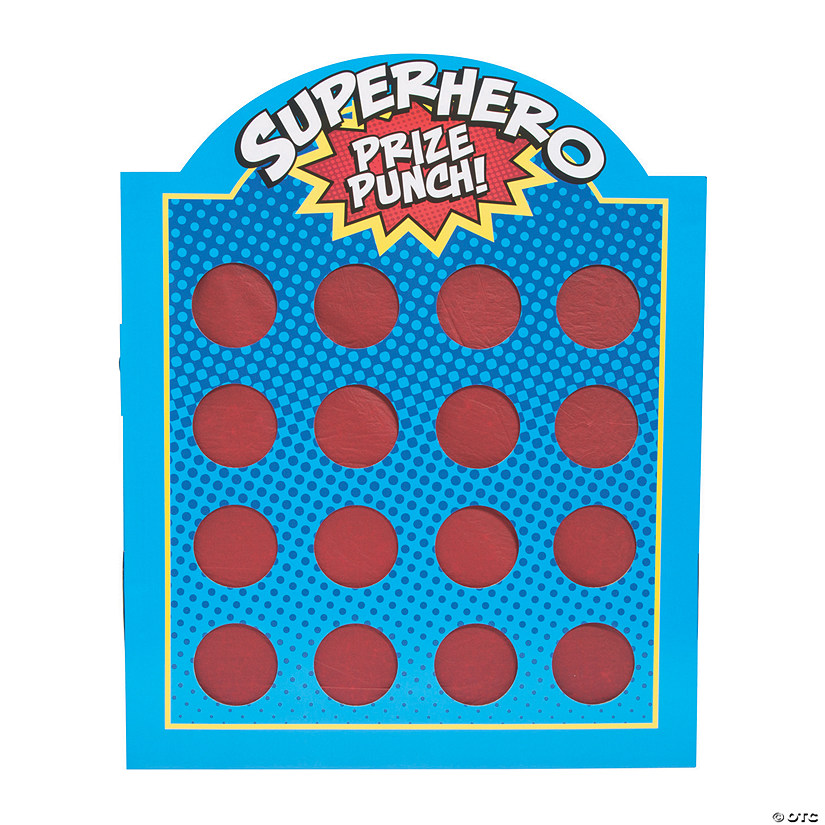 Superhero Prize Punch Game Image