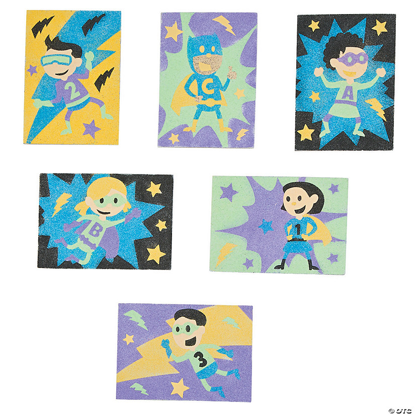 Superhero Sand Art Sets Discontinued