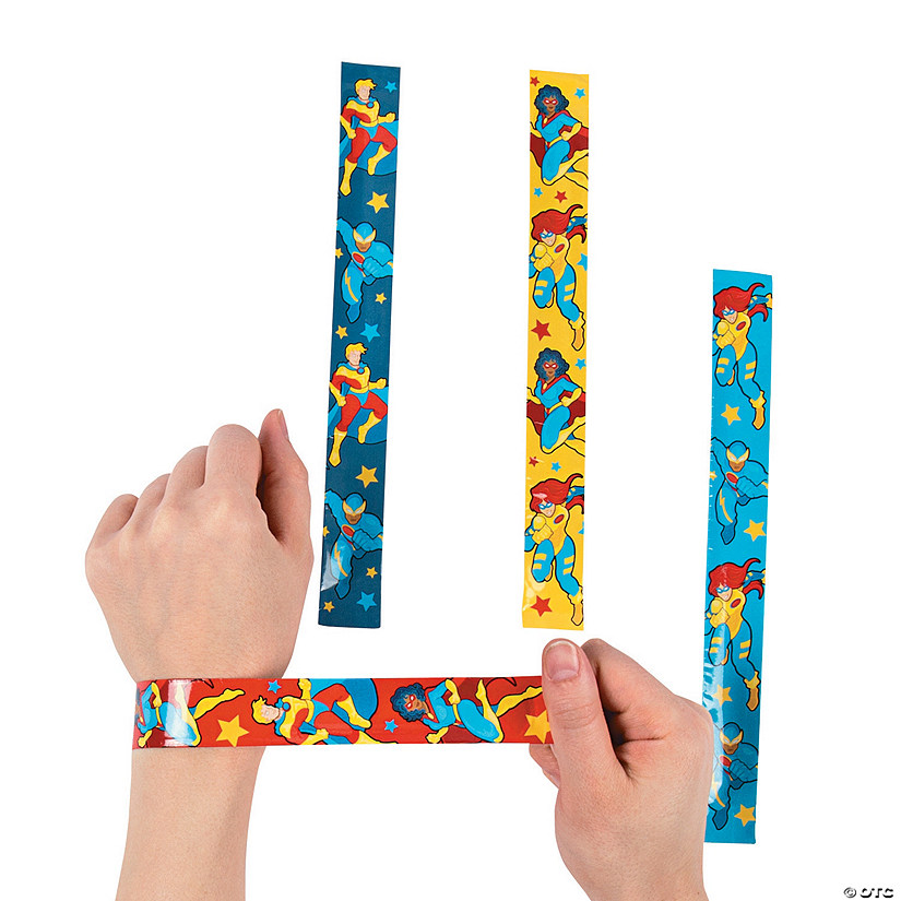 Superhero Slap Bracelets Oriental Trading