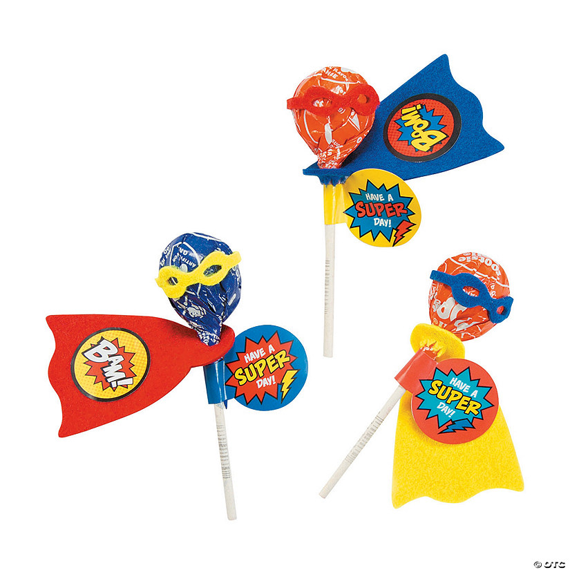 Superhero Sucker Craft Kit Oriental Trading