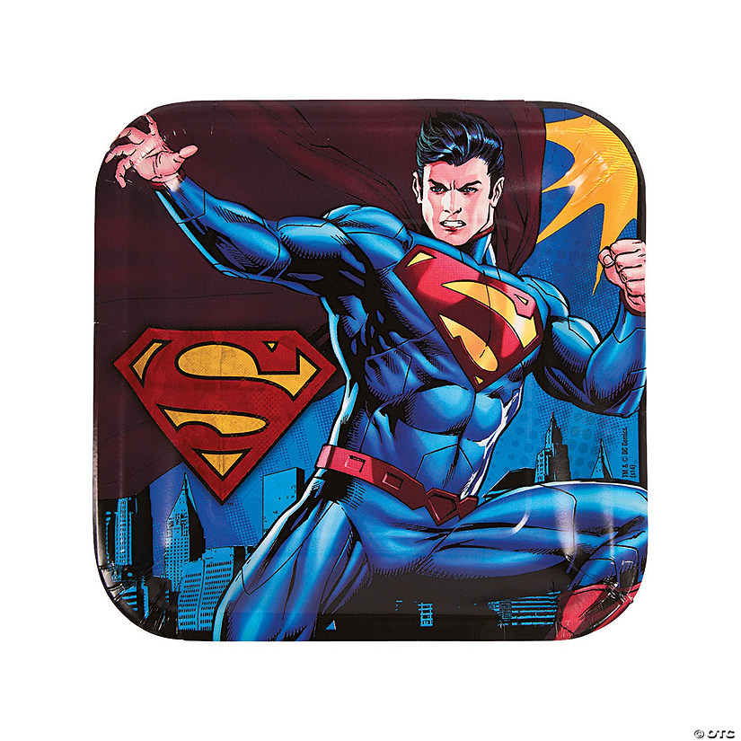 Superman™ Dinner Plates - Discontinued