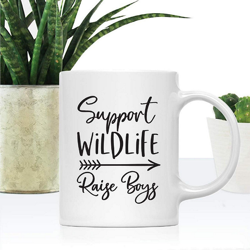 Support Wildlife Raise Boys Ceramic Mug Image