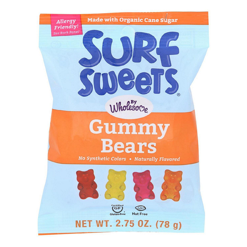 Surf Sweets Gummy Bears, Sweet 2.75 oz, Pack of 12 Image