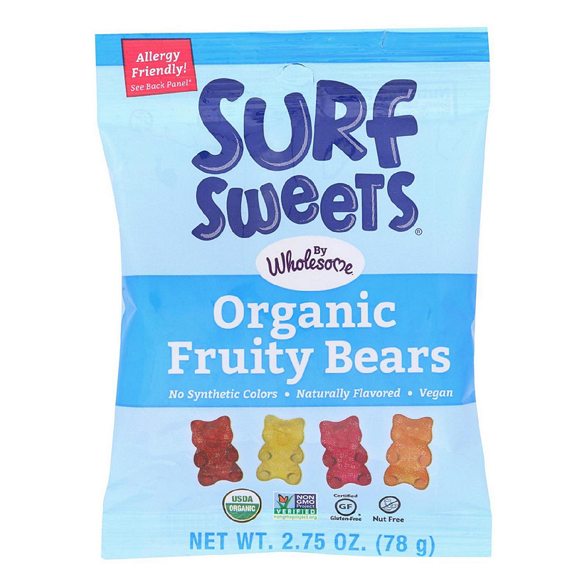 Surf Sweets Organic Fruity Bears 2.75 oz, Pack of 12 Image