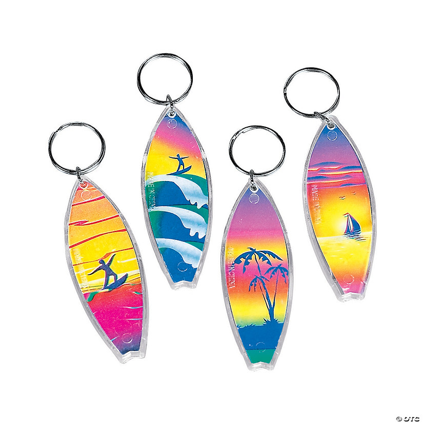 Surfboard Keychains - 12 Pc. Image